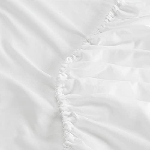Serta Simply Clean 3-Piece Twin XL Bed Sheet Set White
