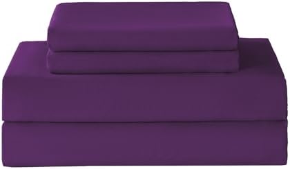 Yibeizi Twin XL Purple Cooling Microfiber Sheet Set
