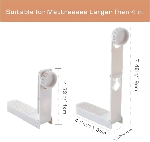 6pcs Bed Sheet Holder with 2 in 1 Sheet Locks