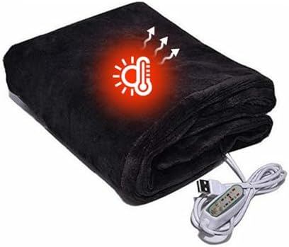 CENRF Heated Throw Blanket with 3 Temperature Settings