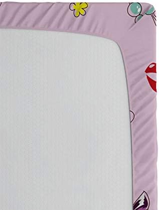 Ambesonne Cartoon Sheet Set Multicolor