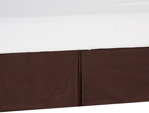 KingLinen Cal King Coffee Drop Pleated Bed Skirt