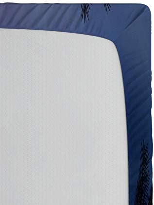 Ambesonne Spanish Fitted Sheet with Flamingo Dance Print