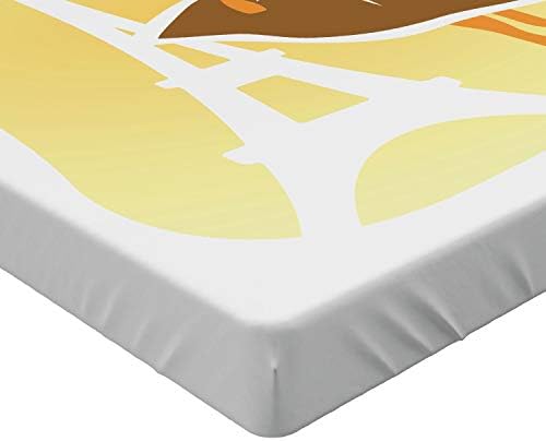Lunarable Fashion Fitted Sheet - Multicolor Twin XL