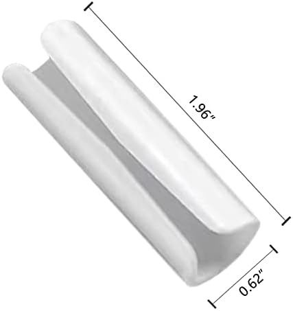 Kasom Y-Shaped Sheet Fasteners 10 Pieces White