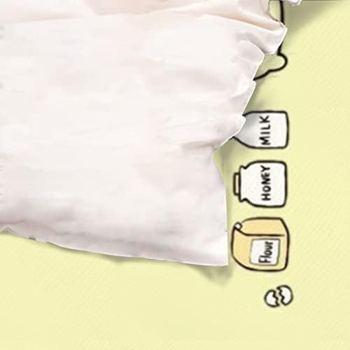 DIEZ Kids Anime Pompompurin Comforter Set with Macarons Pattern Yellow