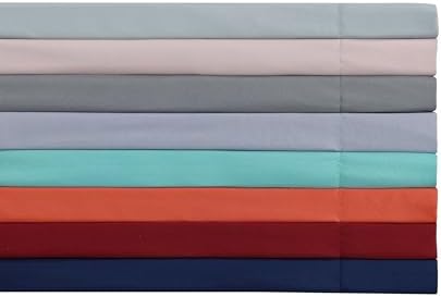 My World Solid 3-Piece Sheet Set Blush Twin XL 1