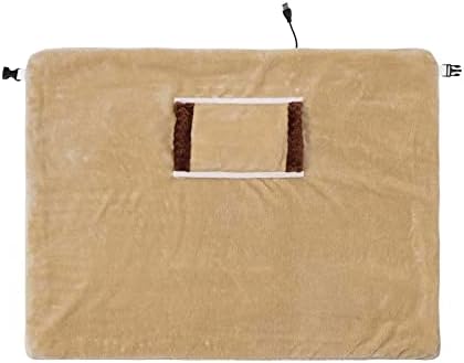 Electric Heated Throw Blanket Portable Temperature Regulating for Bed and Chair