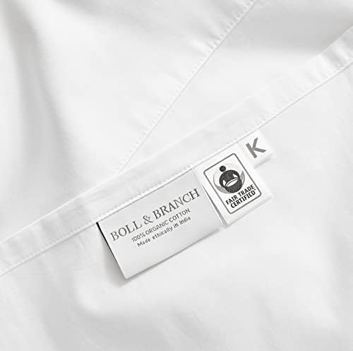 Boll Branch Percale Hemmed Sheet Set - Twin XL White