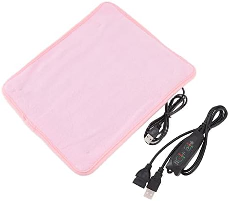 WOOXGEHM Heated Electric Blanket with Shoulder Neck Leg Waist Heating and USB Control