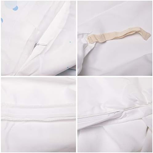 Boanket 3-Piece Queen Duvet Cover Set with Zipper and Pillowcases