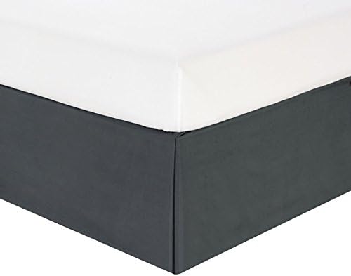 KingLinen Queen Wrinkle Resistant Drop Pleated Microfiber Bed Skirt