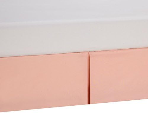KingLinen King Wrinkle Resistant Drop Pleated Microfiber Bed Skirt Pink