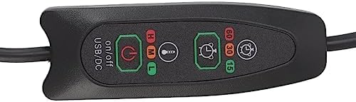 WOOXGEHM Heated Electric Blanket with Shoulder Neck Leg Waist Heating and USB Control