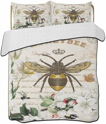 Chucoco Twin XL Quilt Bedding Set with Pillow Shams