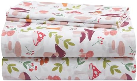 Urban Lifestyle 4 Piece Sheet Set Wild Mushroom Print Full