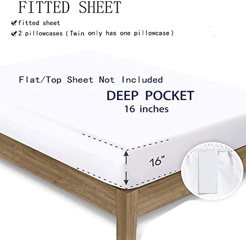 Erosebridal Bohemian Paisley Fitted Sheet Twin Size