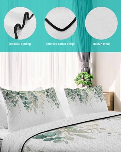 LEOKOTI Twin XL Quilt Set with 2 Pillow Shams 1