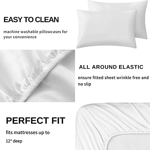 Kids Pig Sheet Set 4 Piece - Space Theme Microfiber Bedding