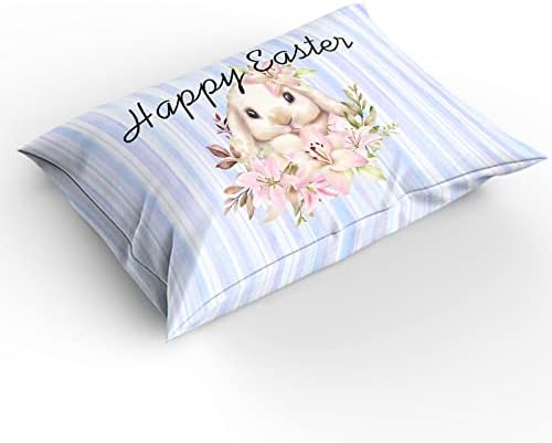 OComster California King Duvet Cover Set with Bunny Pattern