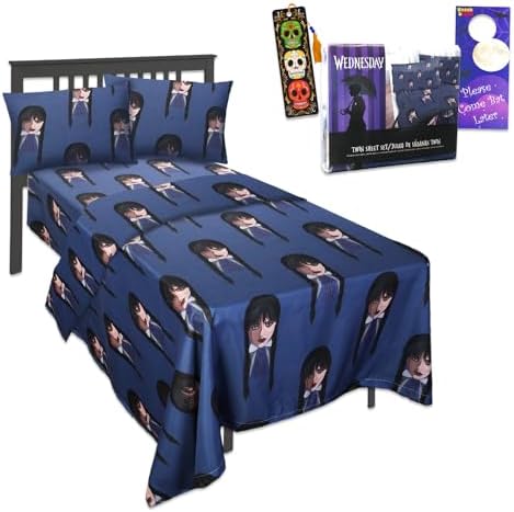 Wednesday Addams Bedding Set Twin Bed Bundle