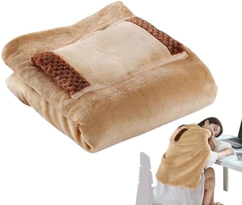 USB Rechargeable Heated Blanket with Weighted Design for Cozy Comfort