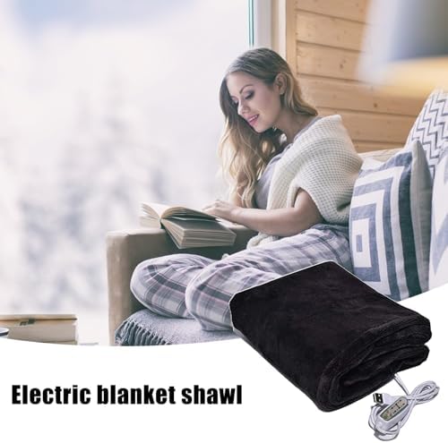 CENRF Heated Throw Blanket with 3 Temperature Settings