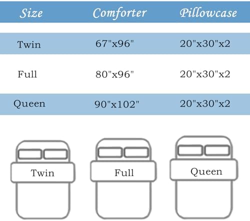 QOOMO Truck Comforter Set for Kids Twin Size