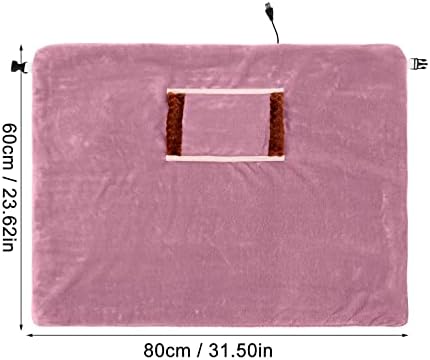 Fluffy Heated Throw Blanket with USB Power