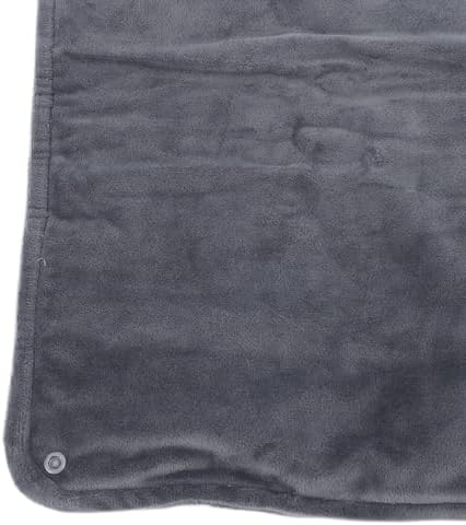 USB Heated Blanket with Temperature Control Dark Gray 1