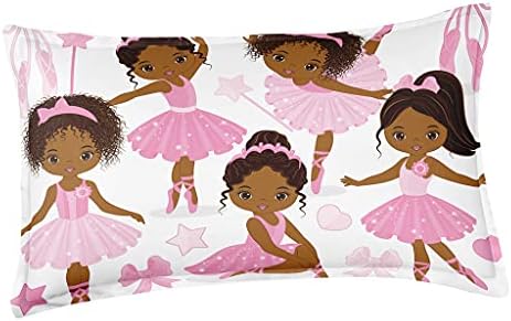 SIRDO Queen Comforter Set for Girls with Ballet Dancer Design