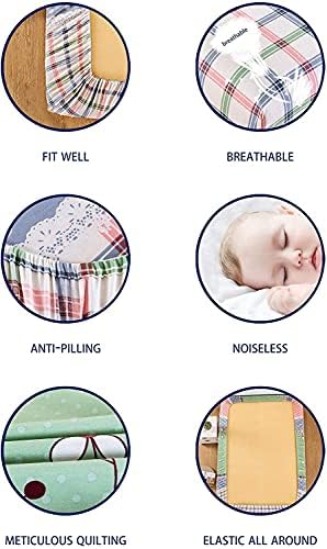Manfei Twin Size Microfiber Bedding Set with Navy Striped Pillow Case