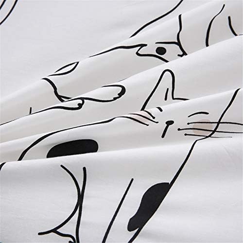 Cats Duvet Cover Set Twin - 100 Cotton