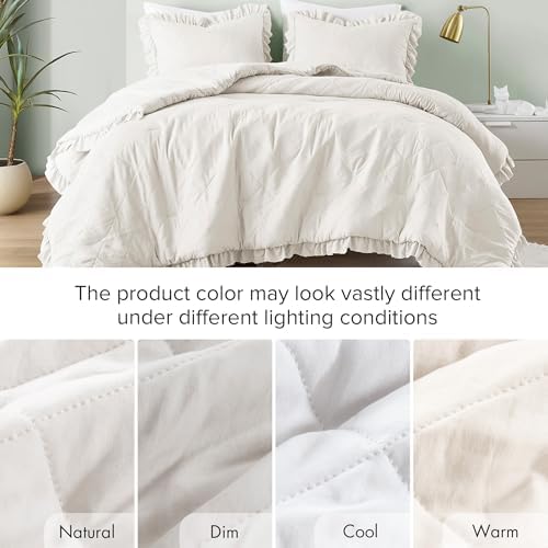 Comfort Spaces Twin Comforter Set with Ruffle