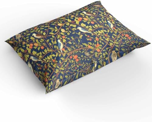 3 Piece Botanical Birds Duvet Cover Set with Zipper 1