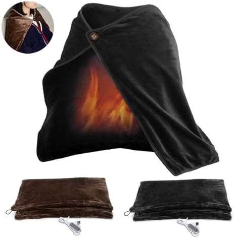 USB Heated Blanket with 3 Heat Levels for Winter Comfort