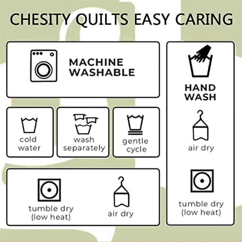 CHESITY Lodge Quilt Set Twin Size 3 Piece