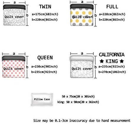 Boanket 3-Piece Queen Duvet Cover Set with Zipper and Pillowcases