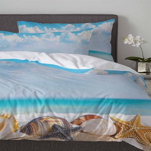 OComster California King Duvet Cover Set with 2 Pillowcases