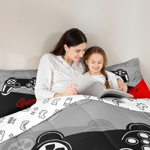 Feelyou Gamer Comforter Set for Boys Teens