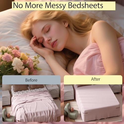 Veroral Bed Sheet Holder Lock Strips - 4 Pack White