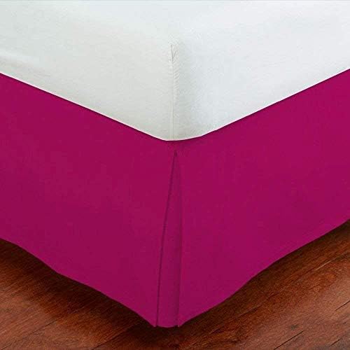 Home Collection Bedskirt Bed Ruffle Hot Pink