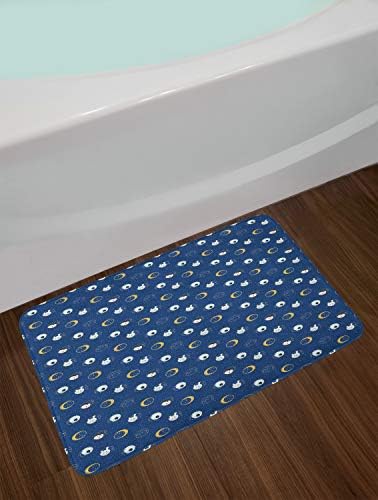 Ambesonne Cartoon Bath Mat with New Year Design 1