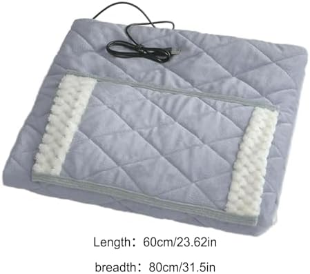 Rechargeable Heated Blanket with USB Charging and Hand Pocket