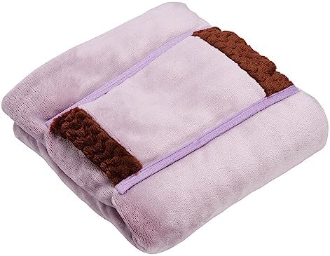 TREETDOBV Heated Flannel Blanket with USB Charging and Warm Pillow Design