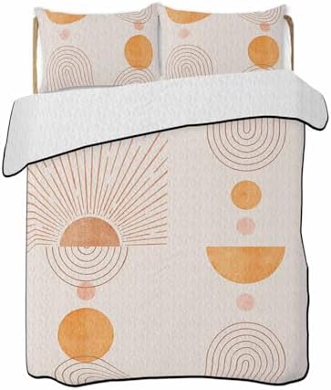 Chucoco Twin XL Quilt Bedding Set with 3 Pieces