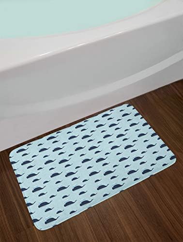 Ambesonne Nautical Cartoon Plush Bath Mat