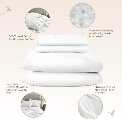 Whisper Organics 100 Organic Cotton Twin Sheets Set