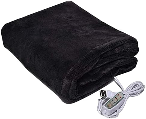 Muzrunq USB Heated Throw Blanket 3 Heat Settings 3 Timer Settings