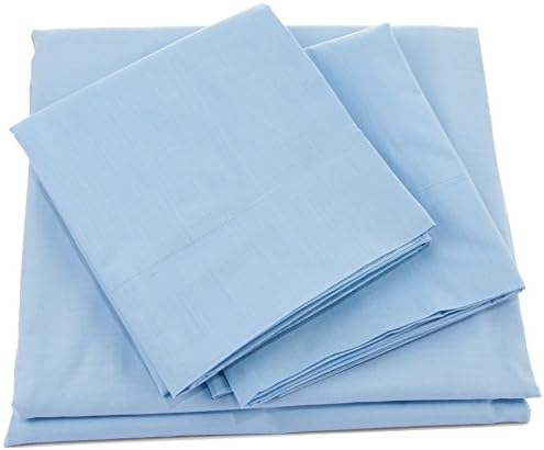 Pacific Linens Luxurious Sky Blue 4-Piece Bed Sheet Set